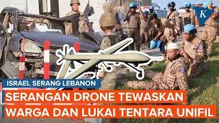 Serangan Drone Israel Hantam Lebanon, 3 Orang Tewas dan Tentara UNIFIL Terluka