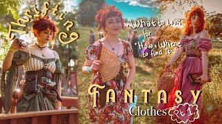 ️ How to THRIFT for Renaissance Faire & Fantasy Core Outfits - Thrift Tips & Tricks Part 1