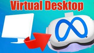 Virtual Desktop Tutorial deutsch | SteamVR Games auf Meta Quest 2 | Virtual Desktop Oculus Quest 2