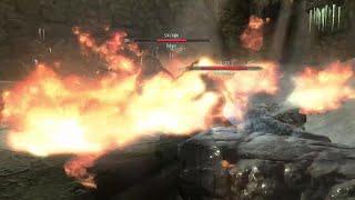 Skyrim Battles - Rahgot vs. Pyromancer, Lord Harkon, Karstaag, and more