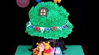 Winnie the Pooh"ish" Tree Cake: A McGreevy Cakes Tutorial