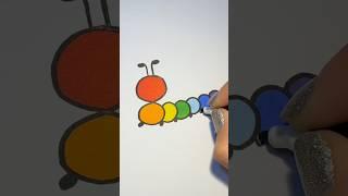 How to draw a cute caterpillar easy Step by step drawing