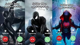 Incoming Call of Black Spider-Man #spiderman #income