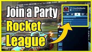 How to JOIN a PARTY in ROCKET LEAGUE (Fast Method)