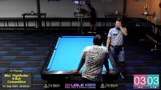 Double Kiss Pool Hall Pattaya Mini High Roller 9 Ball Singles (1/9/24)