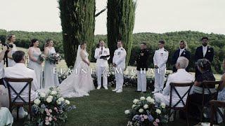 Elaine ️ Michael - Wedding in Montepulciano Italy