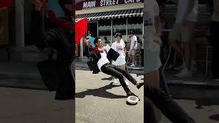 Street Performer Defies the Laws of Physics in this Amazing Performance