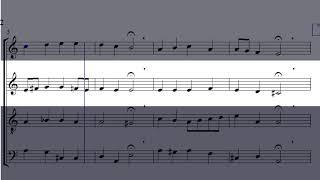 Choir singing practice. Learn to sight sing in a choir (Bach Choral 81)