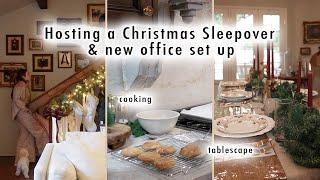 hosting a Christmas Sleepover & my new office set up | VLOGMAS DAY 24