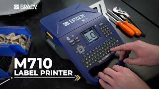 Brady M710 Portable Label Printer | Overview