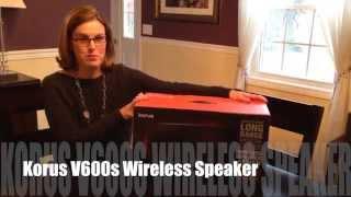 KORUS V600s WIRELESS SPEAKER UNBOXING!