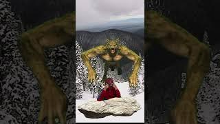Dame tu cosita saves Spider-Man from wolf #spiderman #dametucosita #wolf #vfxshorts