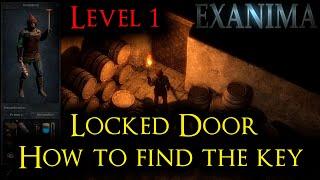 Exanima 0.8 | Secret door level 1 - How to find the key