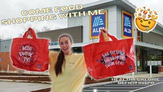 ALDI SHOP WITH ME! *HEALTHY* WEEKLY FOOD  SHOP HAUL UNDER £50!