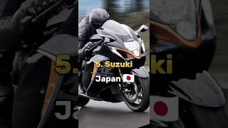 Top 5 bikes from different countries || #shorts #bike #yamaha #top5