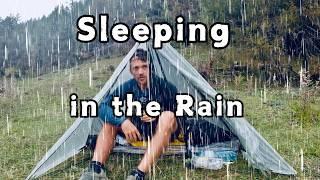 What's it REALLY like to WILDCAMP in the RAIN.