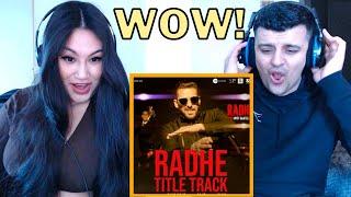 Radhe Title Track REACTION | Radhe - Your Most Wanted Bhai | Salman Khan & Disha Patani |