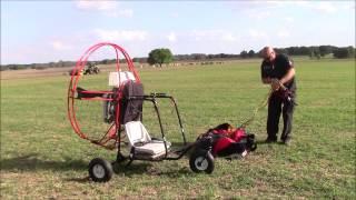 How to Launch a Powered Paraglider Trike Capt. Kurt Fister Style