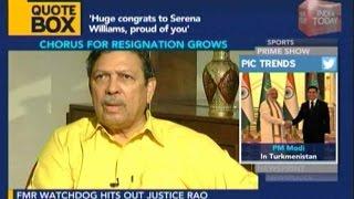 Justice Santosh Hegde Hits Out Against Justice Bhaskar Rao