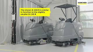 Karcher Ride On Scrubber Drier B 150 R + D 90 - Quick Guide