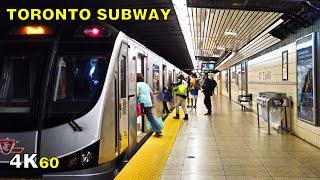 Toronto Subway Station Tour & Ride - St Clair to Summerhill [4K]