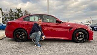 I GOT TO DRIVE AN ALFA ROMEO GIULIA QUADRIFOGLIO!  Best Car I've Ever Driven