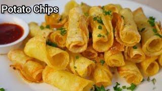 5 Minute Evening Snacks Recipe | Potato Snacks Recipe | Potato chips | Evening Snacks Recipe | Snack