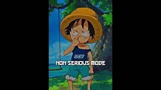 Non serious vs Serious Mode  In Anime boys #anime #animeedit #goku #luffy #saitama #otaku #fypシ