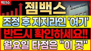  젬백스 - 고점 터치 후 눌림 패턴 "이 자리"까지 눌릴 수 있습니다!  대응 전략 반드시 확인하세요!