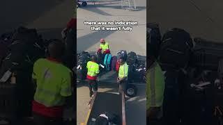 Alaska airlines cargo door opened ️  #aviation #cargo #flightcrew