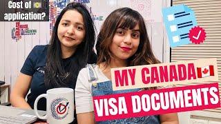 My Canada Study Visa Documents| Got My Visa in 19 days| Cost of Visa Application | Manvi Gangwani