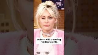 Actors with amazing hidden talents.#actor   #jenniferlawrence  #kendalljenner  #chrisevans  #1min