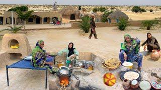 Ancient Desert Village Life Pakistan | Desert Village Food | Village Women Routine in Desert