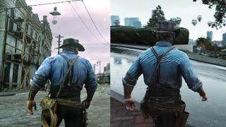 No matter how much graphic mods you use in GTA 5, RDR2 still looks the best & realistic game