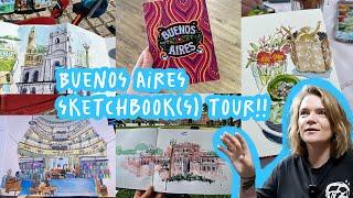 ⭐️ Sketchbook Tour // Urban Sketching in Buenos Aires 2024 (& USk Symposium)!