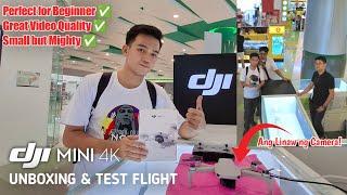 DJI Mini 4k Unboxing and Test Flight Philippines (TAGALOG)