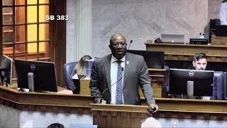 State Senator Greg Taylor speaks on his Senate Bill 383