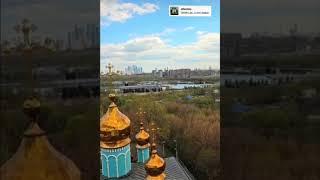 Вид с колокольни храма Рождества Пресвятой Богородицы в Крылатском