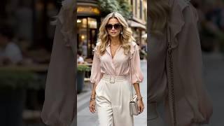 Elegant Outfit Ideas for Stylish Women  #fashionshow #fashion #fashionstyle #lookbook #ootdguide