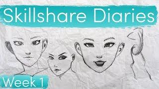 Trying Skillshare For Two Months! || Skillshare Diaries Week 1