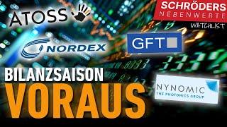 Schröders Nebenwerte-Watchlist: Nynomic, ATOSS Software, GFT Technologies, Nordex – Zahlen im Fokus