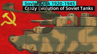 The Crazy Evolution of Soviet Tanks(1920-1945) - Cucumber history