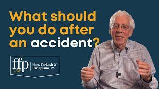 What should you do after an accident?