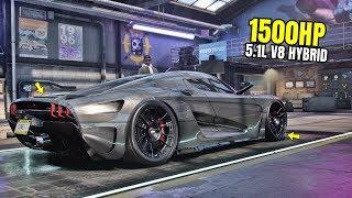 Need for Speed Heat Gameplay - 1500HP KOENIGSEGG REGERA Customization | Max Build 400+