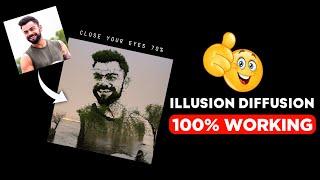 100% Working - Make Illusion Diffusion Photo In One Click