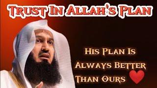 Trust In Allah's Plan️ | His Plan Is Always Better Than Ours | Mufti Menk speech |Islamic status