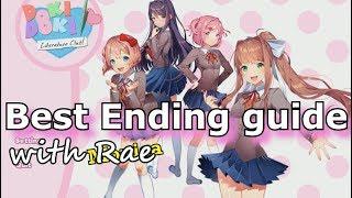 Doki Doki Literature Club - How to get the best best/good ending! :)