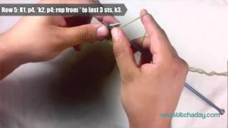How to Knit The Woven Lattice Cable