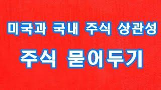 미국 주식과 국내 주식 상관성(하반기 코스피 3500), ﻿주식 묻어두기