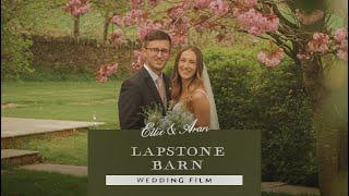 Lapstone Barn | Ellie & Aran wedding Highlights 2023 | Wedding videographer Cotswolds